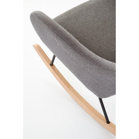 Scaun balansoar BOTAS gri, 75x106x101x46 cm