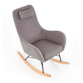 Scaun balansoar BOTAS gri, 75x106x101x46 cm