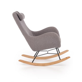 Scaun balansoar BOTAS gri, 75x106x101x46 cm