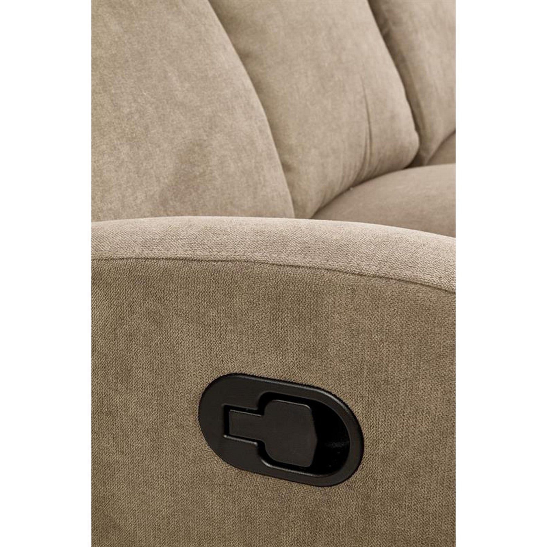 Canapea pliabila OSLO 3S, stofa bej, 180x95x100 cm