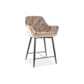 Scaun pentru bar CHERRY H-2, bej, 56x40x87 cm