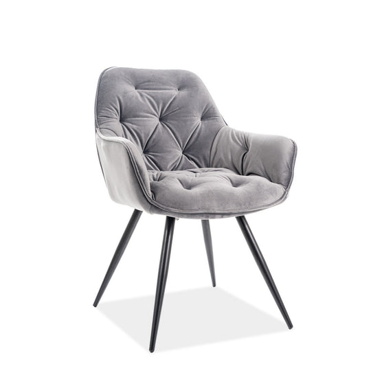 Scaun CHERRY, gri, 57x58x87 cm