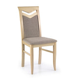Scaun tapitat cu stofa gri Citrone, 44X43X96 CM