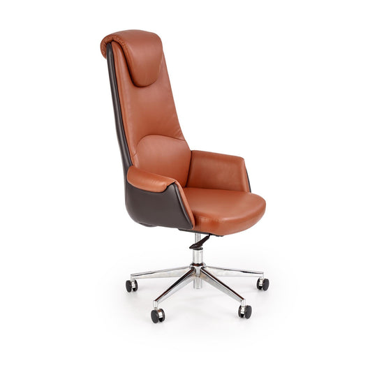 Scaun de birou CALVANO maro, 73x120/130x42/52 cm