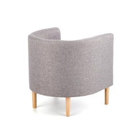 Fotoliu CLUBBY, gri, 66x58x64x41 cm