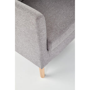Fotoliu CLUBBY, gri, 66x58x64x41 cm