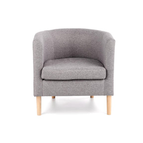 Fotoliu CLUBBY, gri, 66x58x64x41 cm