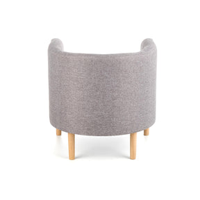 Fotoliu CLUBBY, gri, 66x58x64x41 cm