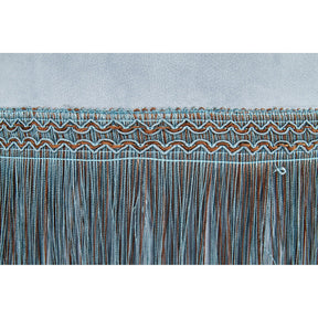 Taburet COSBY albastru/auriu, 39x39 cm