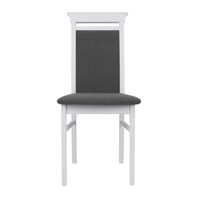 Scaun Idento, gri/alb, stofa/lemn, 44x57x95 cm