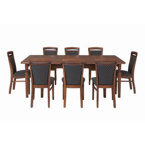 Scaun din lemn tapitat Bawaria DKRS-II, 46X55X94 CM