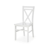 Scaun din lemn de fag alb Dariusz 2, 45X43X90 CM