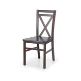 Scaun din lemn de fag nuc inchis Dariusz 2, 45X43X90 CM