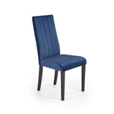 Scaun DIEGO 2, negru/albastru, 47x59x99 cm