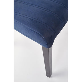 Scaun DIEGO 2, negru/albastru, 47x59x99 cm