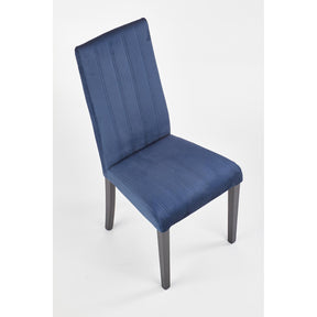 Scaun DIEGO 2, negru/albastru, 47x59x99 cm