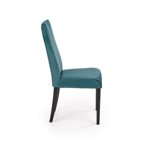 Scaun DIEGO 2, negru/verde, 47x59x99 cm
