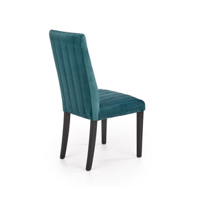 Scaun DIEGO 2, negru/verde, 47x59x99 cm