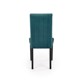 Scaun DIEGO 2, negru/verde, 47x59x99 cm