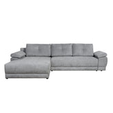 Coltar extensibil universal EVEREST, cu lada depozitare, gri-Primo 88, 308x213x90 cm