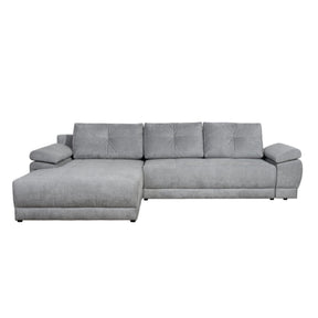 Coltar extensibil universal EVEREST, cu lada depozitare, gri-Primo 88, 308x213x90 cm
