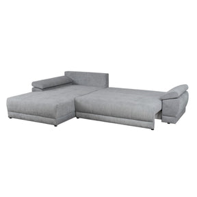 Coltar extensibil universal EVEREST, cu lada depozitare, gri-Primo 88, 308x213x90 cm