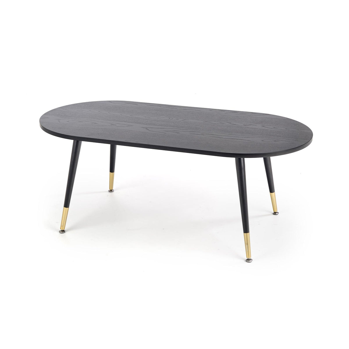 Masuta de cafea EMBOSA negru/auriu, 120x60x47 cm