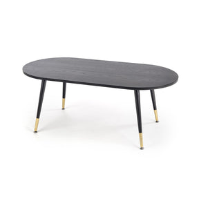 Masuta de cafea EMBOSA negru/auriu, 120x60x47 cm