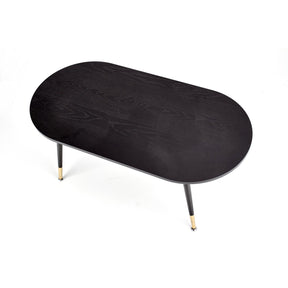 Masuta de cafea EMBOSA negru/auriu, 120x60x47 cm