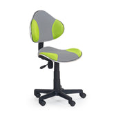 Scaune birou moderne gri-verde FLASH 2, 46X50X77/89 CM
