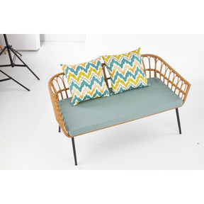 Banca GARDENA 2S, stejar/gri, 140x68x71 cm.