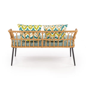 Banca GARDENA 2S, stejar/gri, 140x68x71 cm.