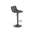 Scaun bar H95, gri, 43x44x84/106 cm