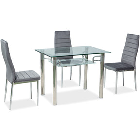 Scaun H261, gri BLUVEL 14, 40x38x96