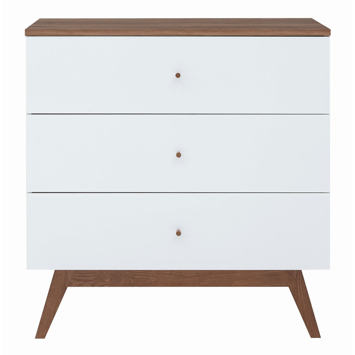 Comoda 3 sertare lemn Heda, 85X40,5X90 cm