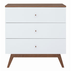 Comoda 3 sertare lemn Heda, 85X40,5X90 cm