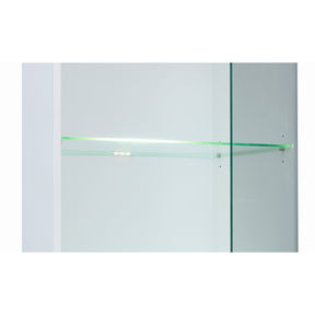 Vitrina living alba Heda REG1W2S, 56X40.5X194.5 CM