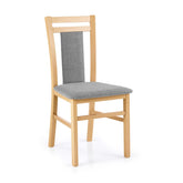 Scaun HUBERT 8, gri/stejar honey, 45X51X90 CM