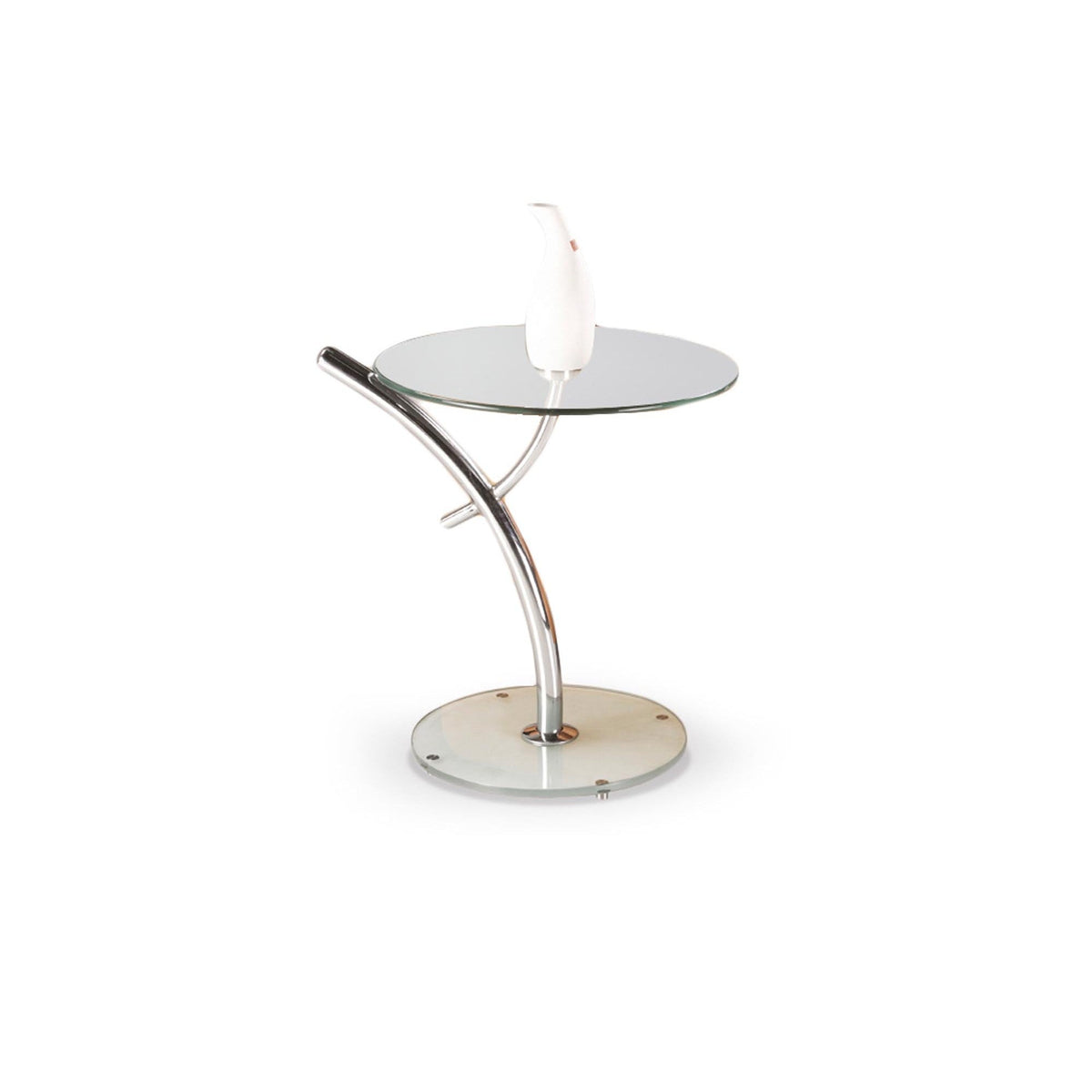 Masa rotunda de sticla Iris, Ø50XH58 CM