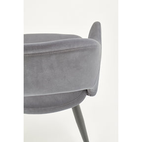 Scaun tapitat K364, gri, 55x55x88 cm