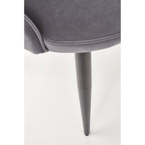 Scaun tapitat K366, gri, 52x58x92 cm
