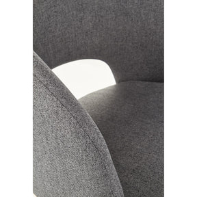 Scaun tapitat K373, gri, 51x57x77 cm