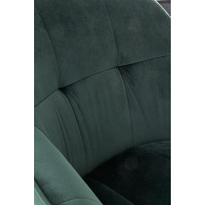 Scaun tapitat K377, verde, 60x62x81 cm