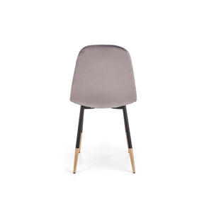 Scaun tapitat K379, gri, 45x48x88