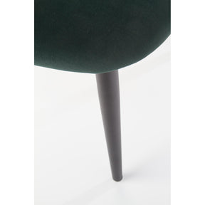 Scaun tapitat K384, verde, 54x57x84 cm