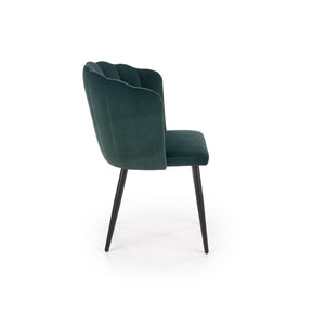 Scaun tapitat K386, verde, 60x58x84 cm