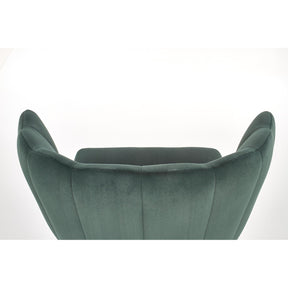 Scaun tapitat K386, verde, 60x58x84 cm