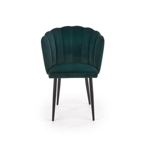 Scaun tapitat K386, verde, 60x58x84 cm