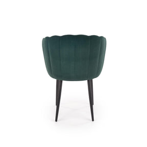 Scaun tapitat K386, verde, 60x58x84 cm