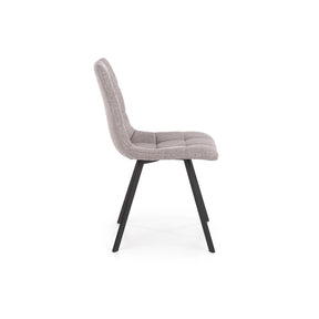 Scaun tapitat K402, gri, 45x55x86 cm